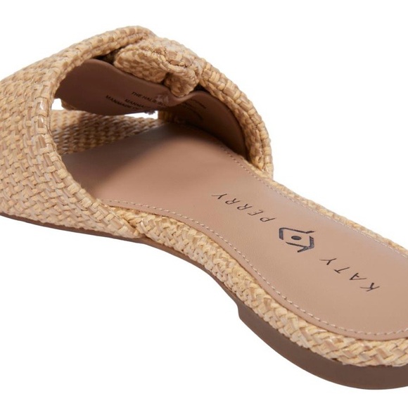 Katy Perry Collections Tan Woven Bow Sandals - Picture 5 of 8